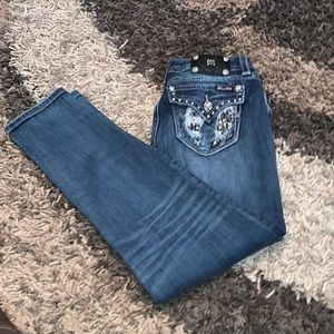 Miss Me Mid-Rise Skinny size 30 inseam 31 good cond
